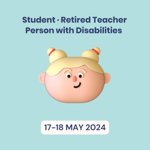 Student/Retired Teacher/Person with Disabilities, Two-day Pass, 17-18 May 2024