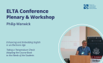 Philip Warwick | Plenary & Workshop
