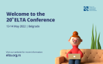 Welcome to the 20th ELTA Conference