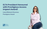 ELTA President Honoured with Prestigious Access Impact Award! 