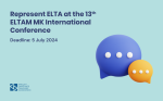 Represent ELTA at the 13th ELTAM MK International Conference