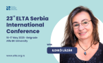 Dr Ildikó Lázár at the 23rd ELTA Serbia Conference!