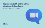 Represent ELTA at the META Moldova Online Event