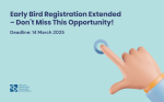 Early Bird Registration Extended