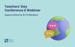 Two Opportunities for ELTA Members: Teachers’ Day Conference & Webinar