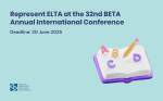 Represent ELTA at the 32nd BETA Annual International Conference